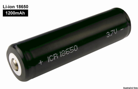 Nabíjecí baterie Li-ion 18650 3.7V 1200mAh